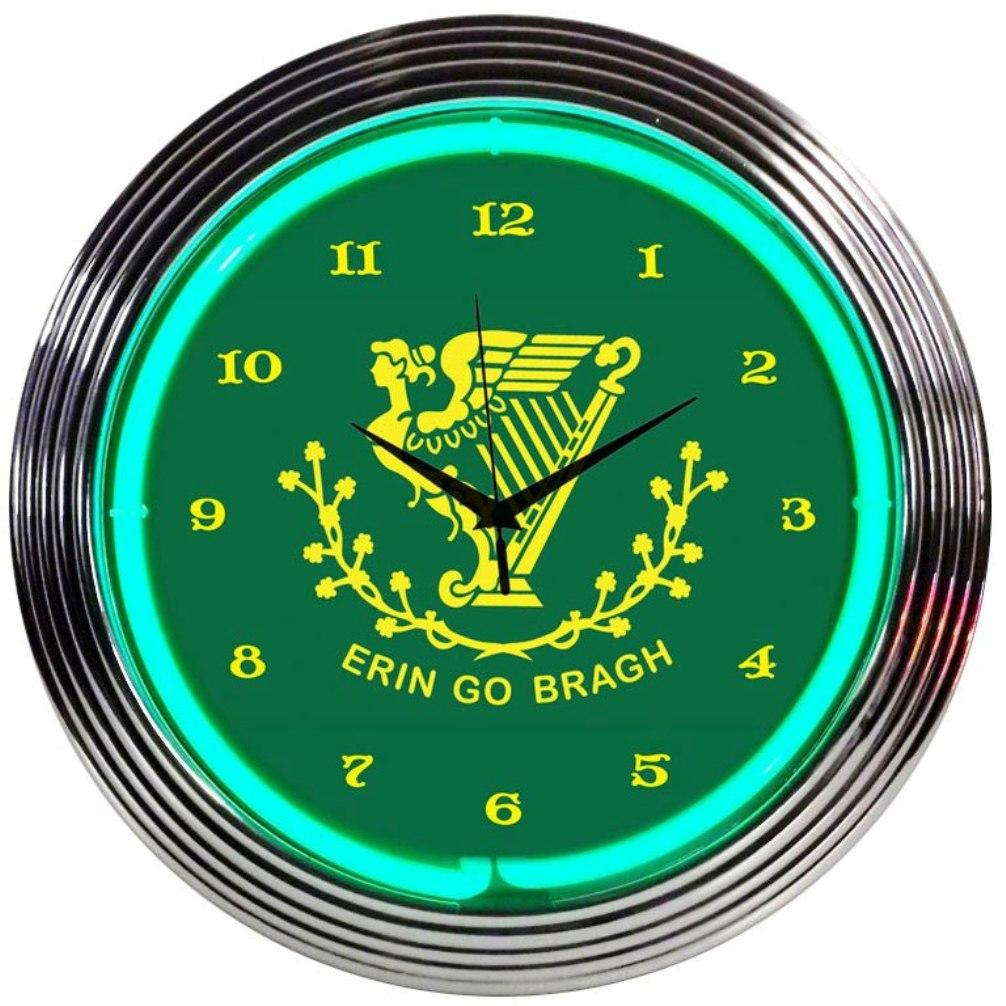 Neonetics IRISH ERIN GO BRAGH NEON CLOCK