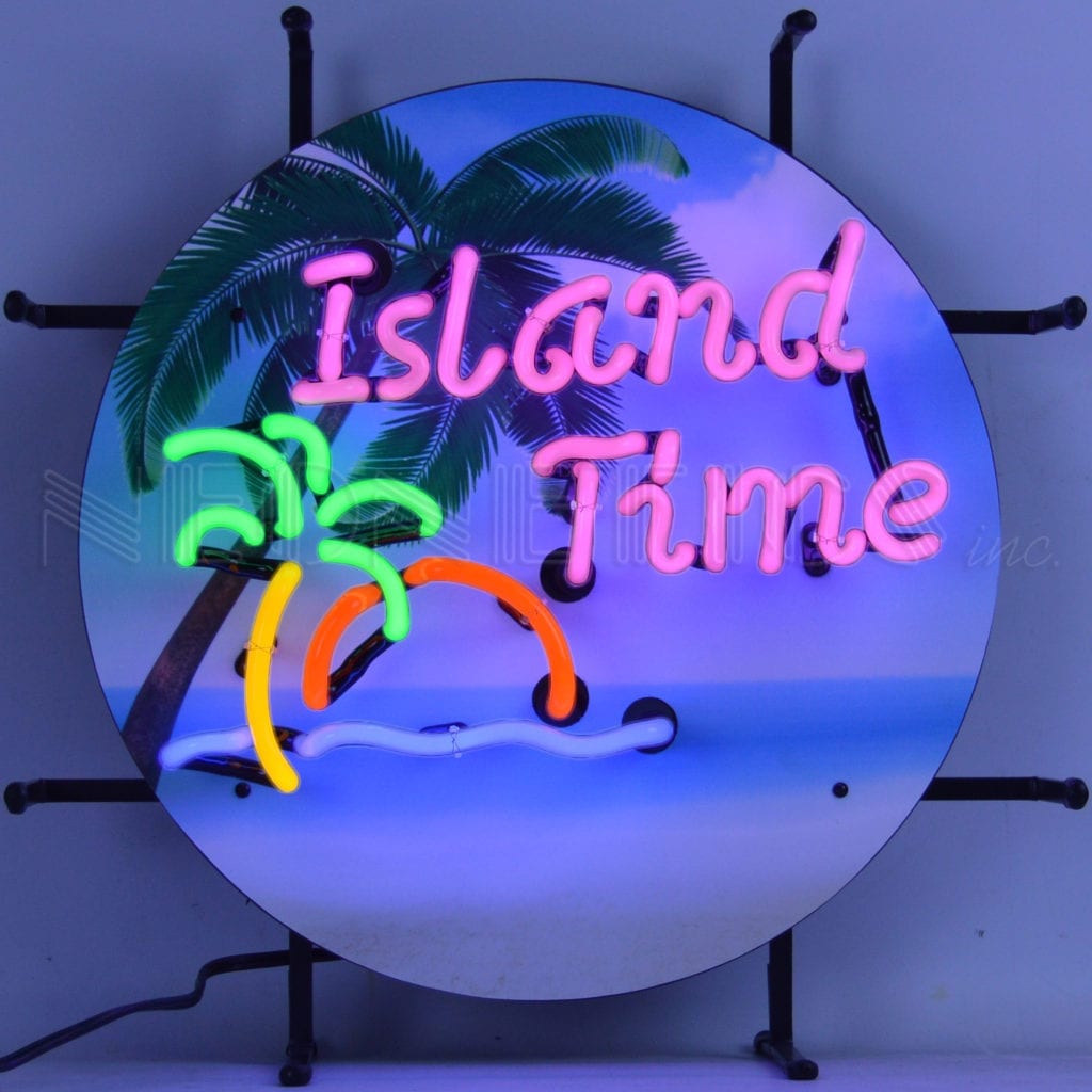 Neonetics Island Time Premium Junior Neon Sign - 5SMLIT