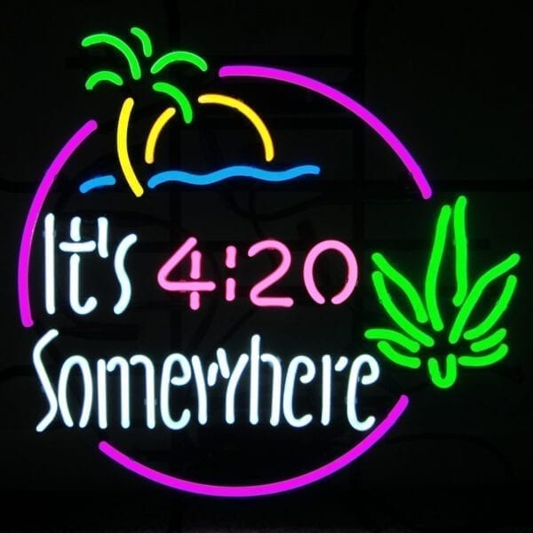Neonetics It’s 4:20 Somewhere Island Neon Sign - 5IT420