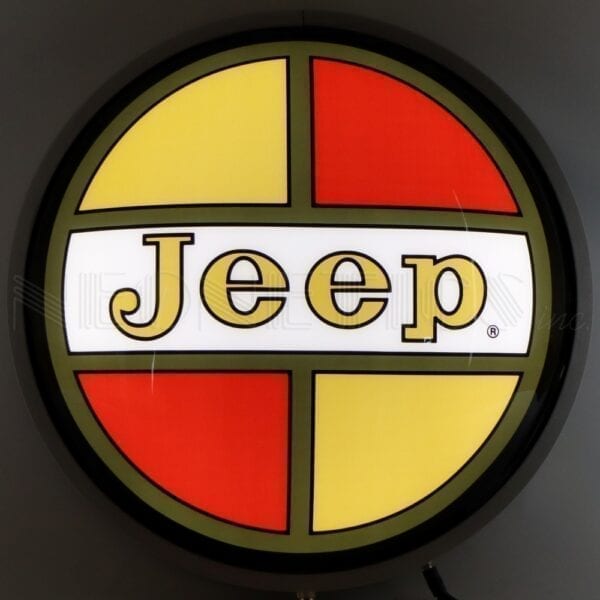 Neonetics Jeep Retro 15in Backlit LED Lighted Sign - 7JEEPR