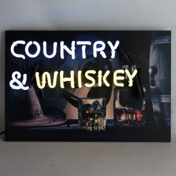 Neonetics Junior Country & Whiskey Neon Sign - 5JRCAW