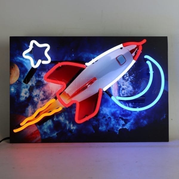 Neonetics Junior Rocket Outer Space Neon Sign - 5JRRKT