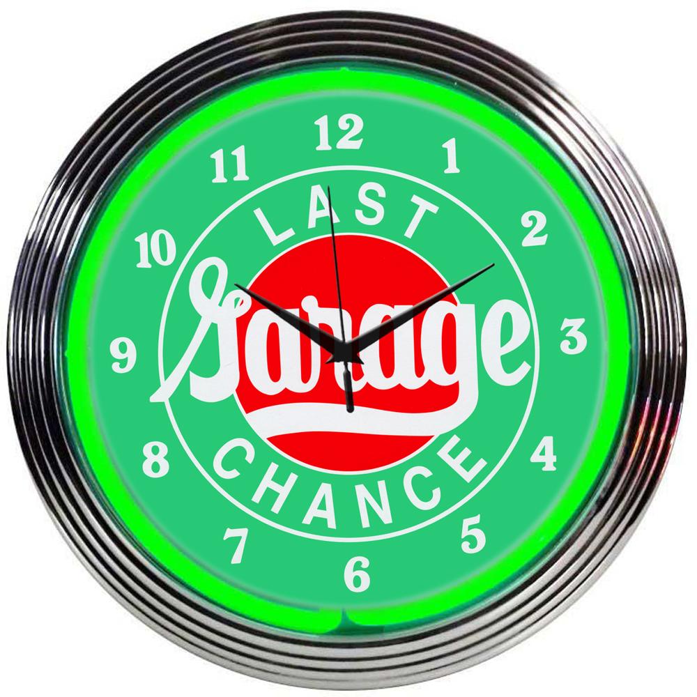 Neonetics LAST CHANCE GARAGE NEON CLOCK
