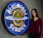 Neonetics Oldsmobile Service 36 Inch Neon Sign In Metal