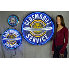 Neonetics Oldsmobile Service 36 Inch Neon Sign In Metal