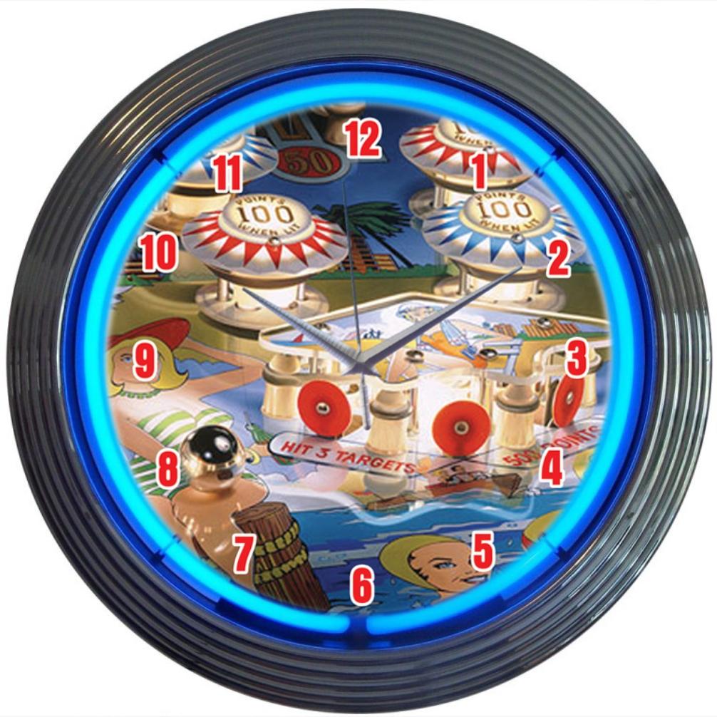 Neonetics PINBALL NEON CLOCK