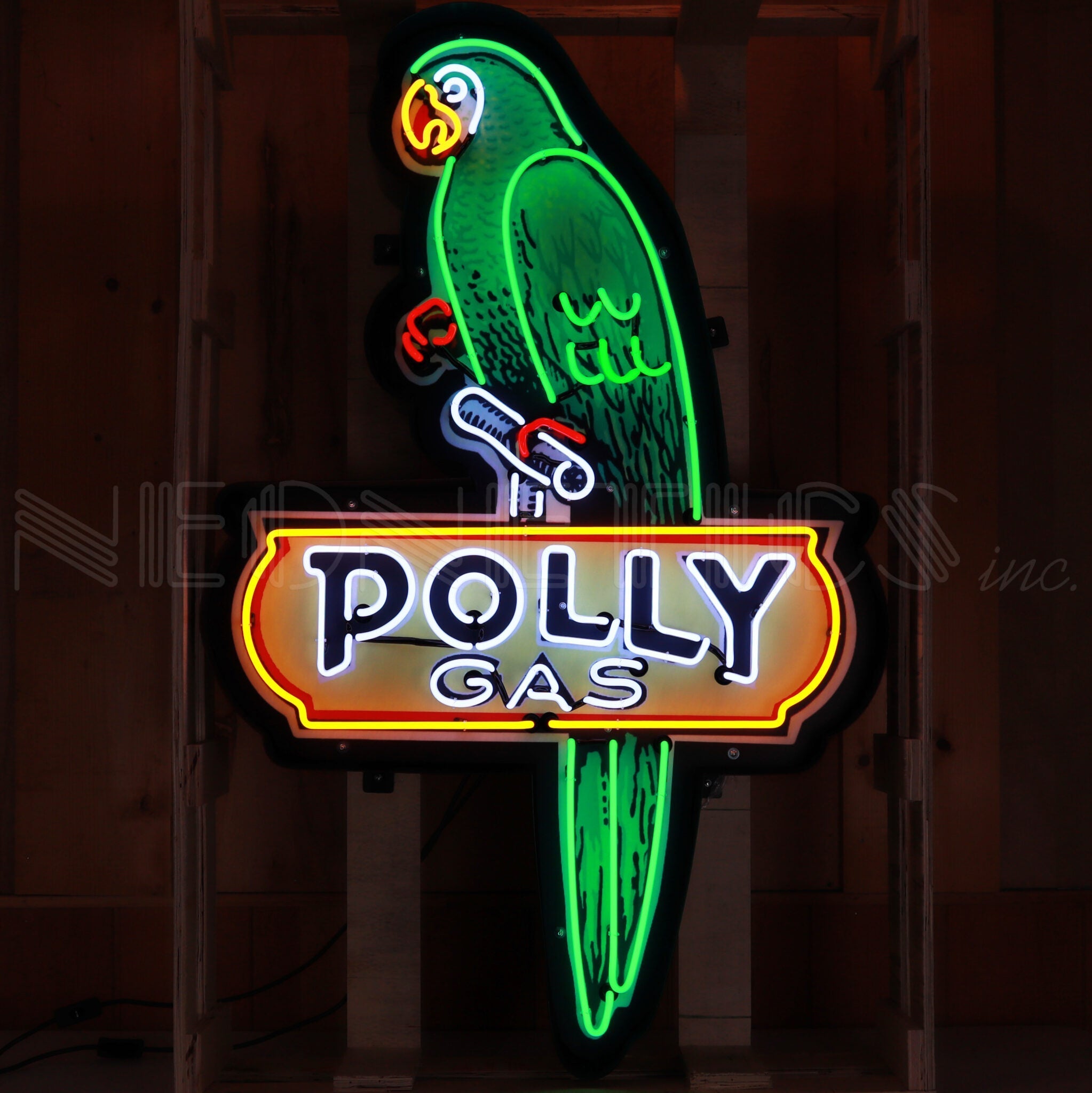 Neonetics Polly Gas Neon Sign In Shaped Steel Can - 9POLLY