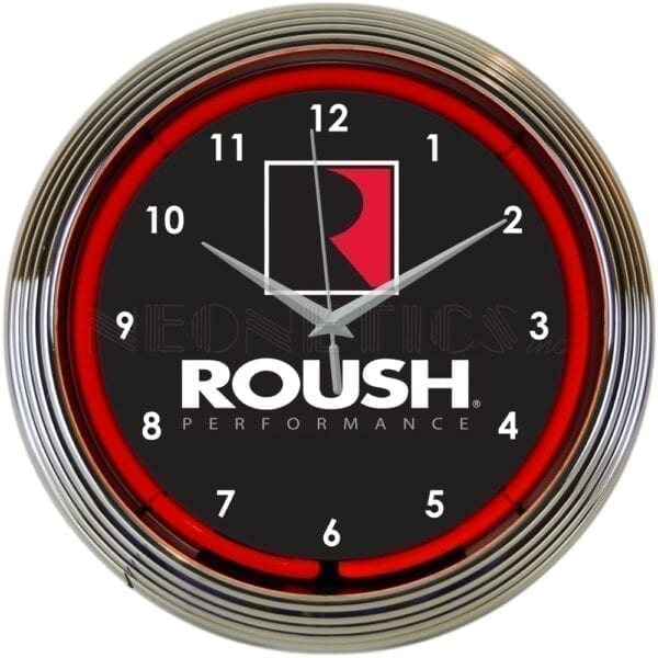 Neonetics Roush Performance Neon Clock - 8RSHPF