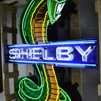 Neonetics Shelby Cobra Neon Sign In Shaped Steel