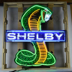 Neonetics Shelby Cobra Neon Sign In Shaped Steel