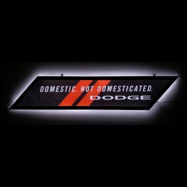 Neonetics Slim LED - Dodge Slim LED Sign - 7LEDDG