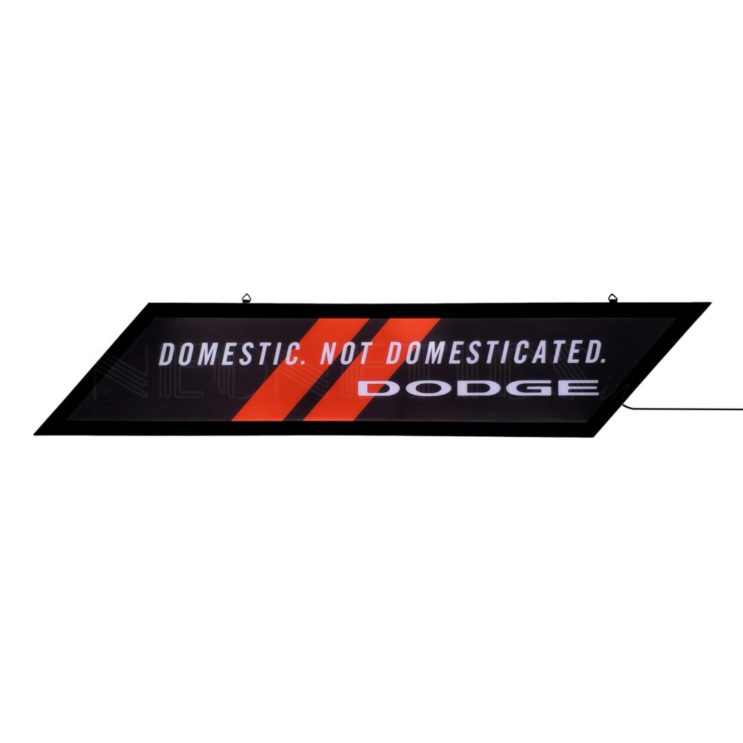 Neonetics Slim LED - Dodge Slim LED Sign - 7LEDDG
