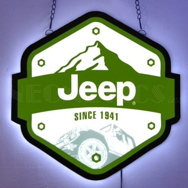 Neonetics Slim LED - Jeep Since 1941 Slim LED Sign - 7LEDJP