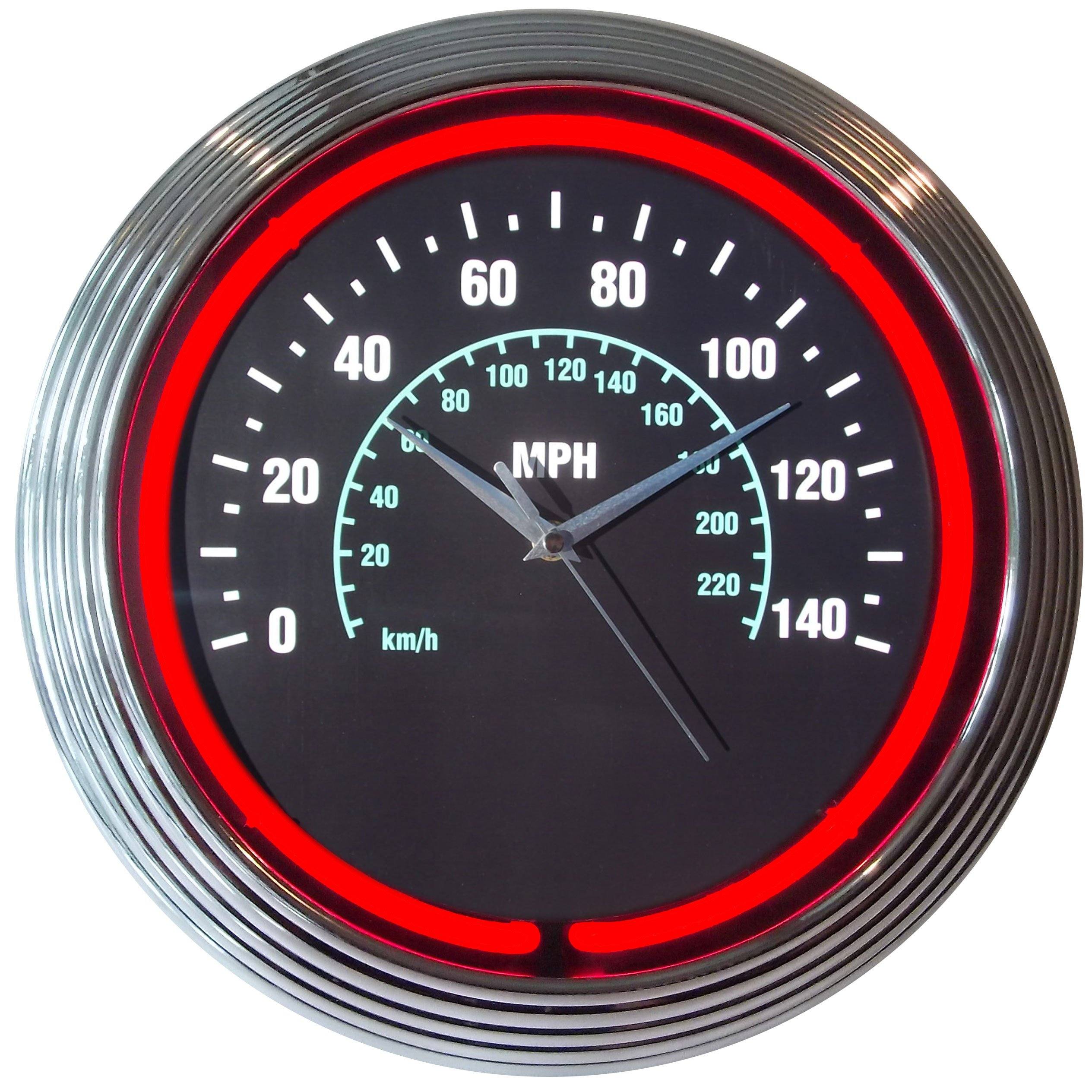 Neonetics SPEEDOMETER NEON CLOCK