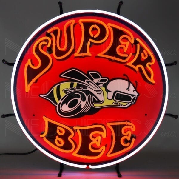 Neonetics Super Bee Neon Sign With Backing - 5SUPER