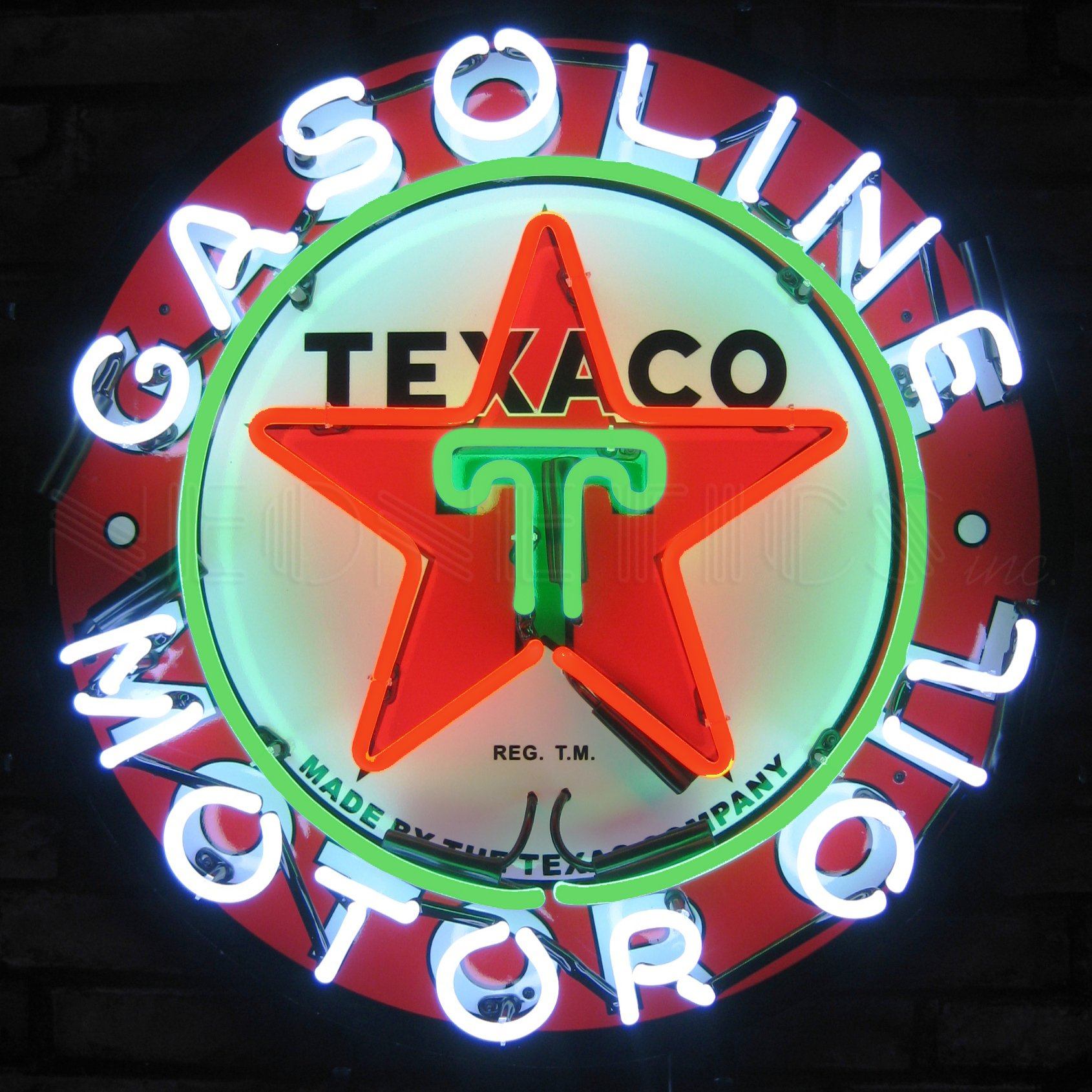 Neonetics Texaco Gasoline Neon Sign