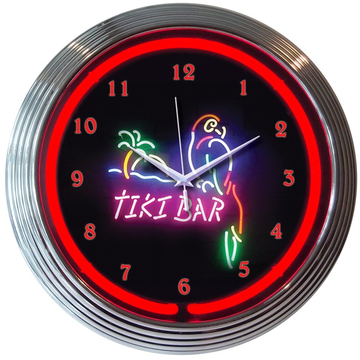 Neonetics TIKI BAR NEON CLOCK