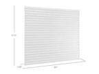 NewAge 40 SQ. FT. PVC Slatwall - Storage & Organization