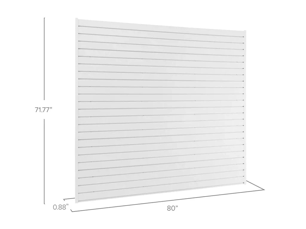 NewAge 40 SQ. FT. PVC Slatwall - Storage & Organization