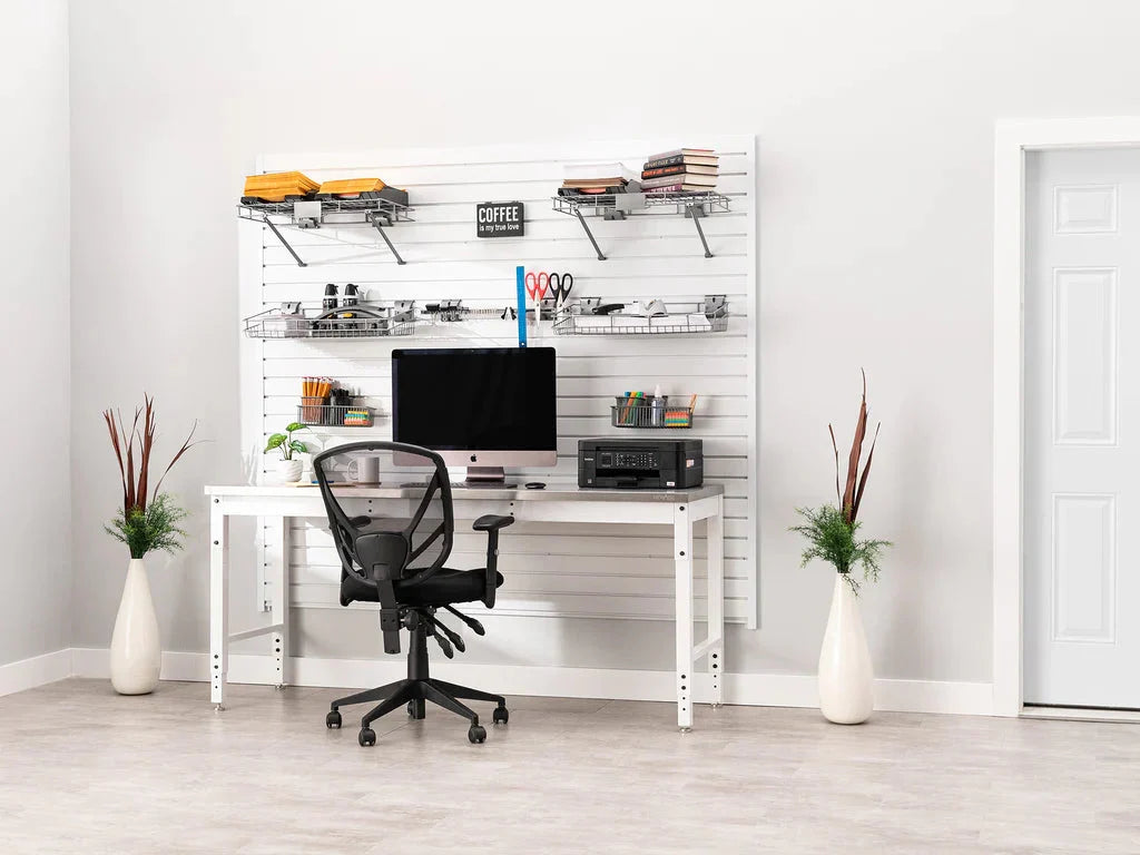 NewAge 40 SQ. FT. PVC Slatwall - Storage & Organization