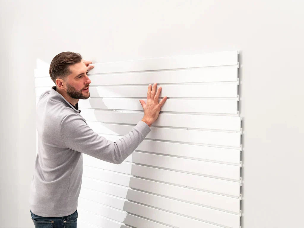 NewAge 40 SQ. FT. PVC Slatwall - Storage & Organization