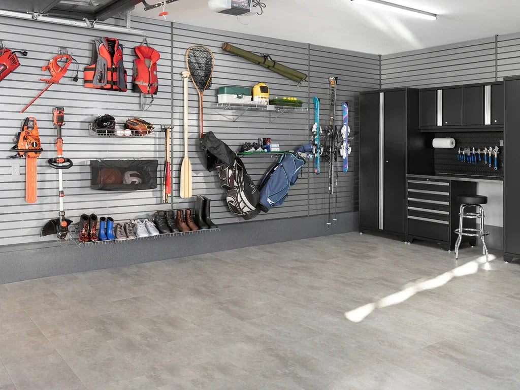NewAge 40 SQ. FT. PVC Slatwall - Storage & Organization