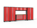 NewAge Bold 3.0 Red 7 PC Set w/Bamboo Worktop - Storage &