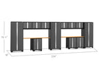 NewAge Bold 3.0 Series 14 Piece Cabinet Set with Base Wall