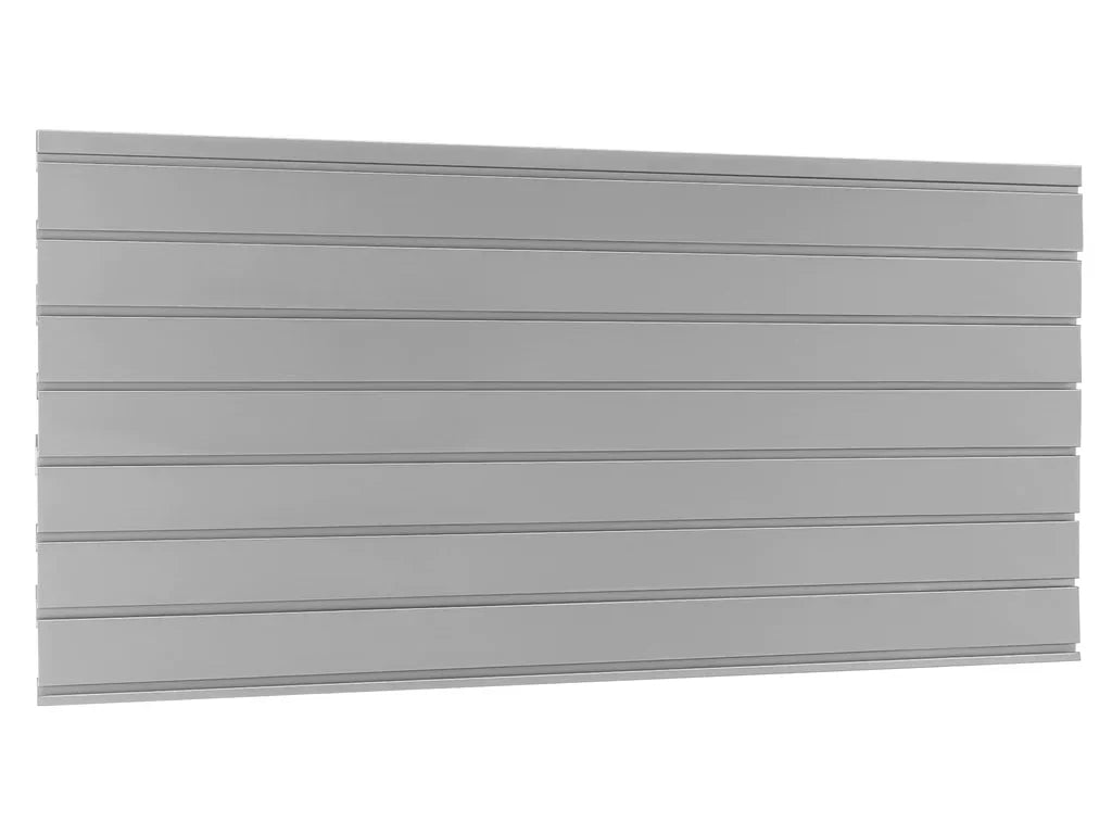 NewAge Bold 3.0 Series 48 in. Slatwall Backsplash Silver
