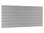 NewAge Bold 3.0 Series 48 in. Slatwall Backsplash Silver