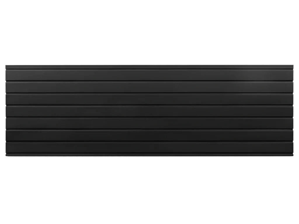 NewAge Bold 3.0 Series 72 in. Slatwall Backsplash Black