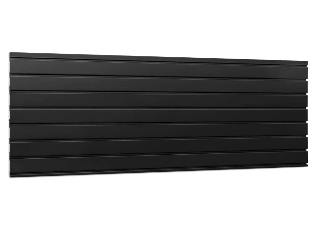 NewAge Bold 3.0 Series 72 in. Slatwall Backsplash Black