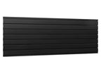NewAge Bold 3.0 Series 72 in. Slatwall Backsplash Black