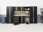 NewAge Bold 3.0 Series 9 Piece Cabinet Set Black with 2