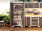 NewAge Bold 3.0 Series 9 Piece Cabinet Set White with 2