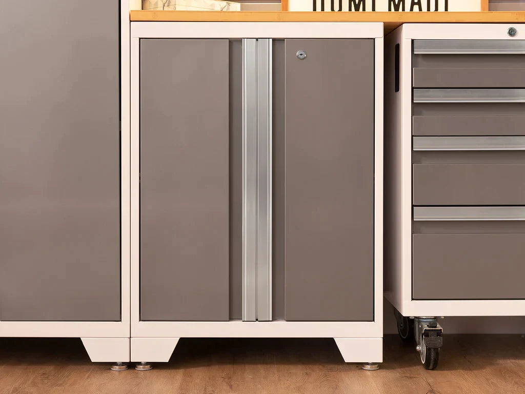 NewAge Bold 3.0 Series 9 Piece Cabinet Set White with 2