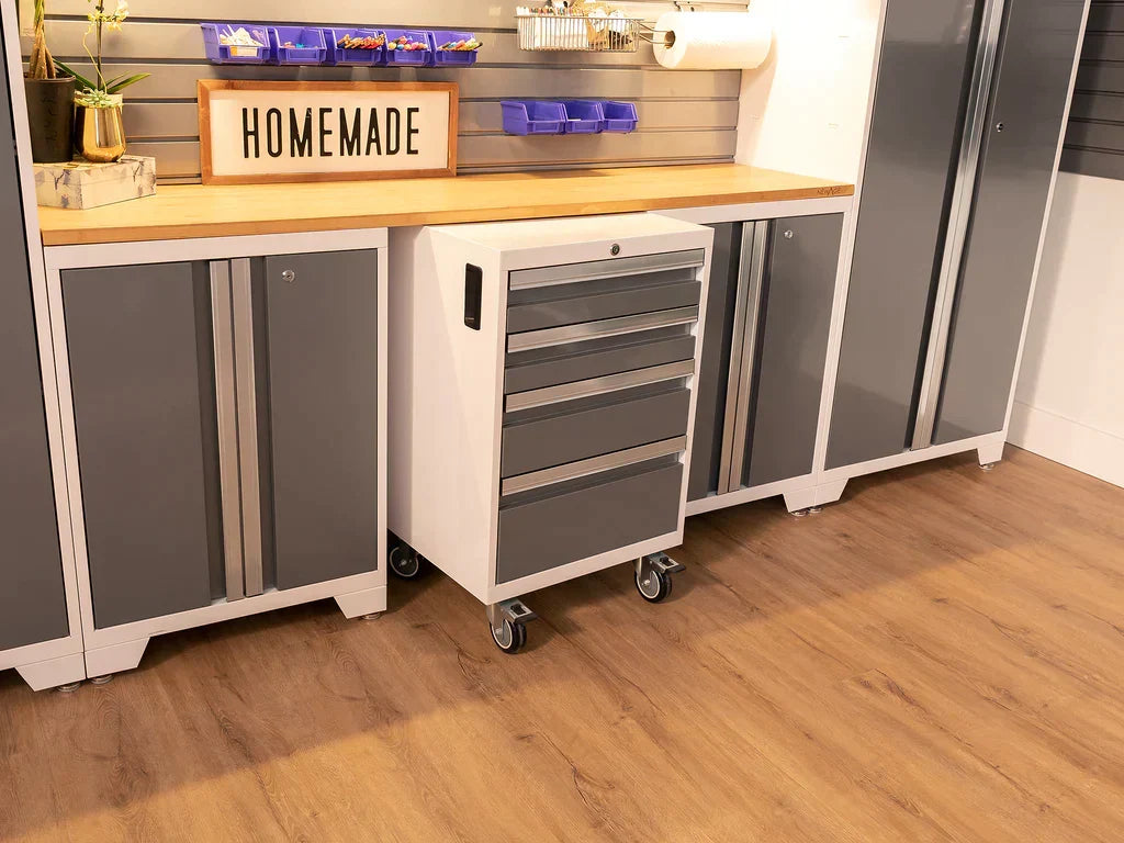 NewAge Bold 3.0 Series 9 Piece Cabinet Set White with 2