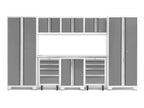 NewAge Bold 3.0 Series 9 Piece Cabinet Set White with 2