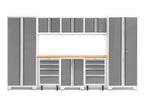 NewAge Bold 3.0 Series 9 Piece Cabinet Set White with 2