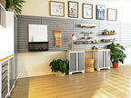 NewAge Bold 3.0 Series 9 Piece Cabinet Set White with 2