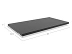NewAge Bold 3.0 Series Black 30’’ Locker Shelves (2 Pack)