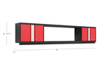 NewAge Bold 3.0Series 3 Piece Cabinet Set with Wall