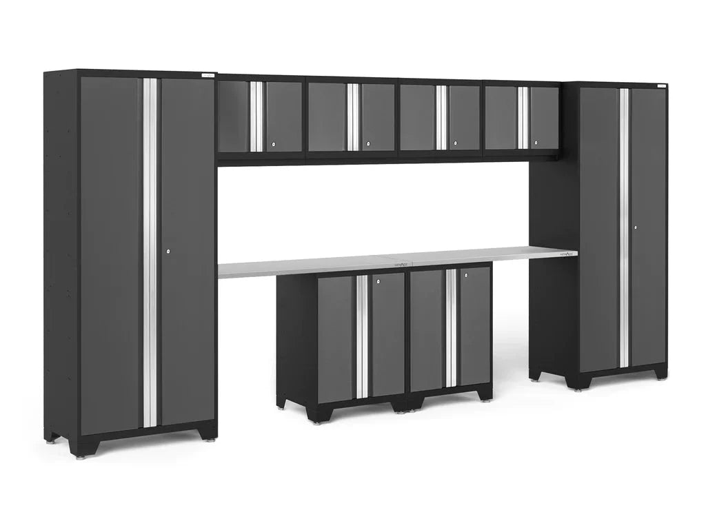 NewAge Bold Series 10 Piece Cabinet Set with Base Wall