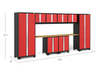 NewAge Bold Series 10 Piece Cabinet Set with Base Wall