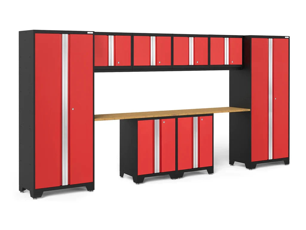NewAge Bold Series 10 Piece Cabinet Set with Base Wall