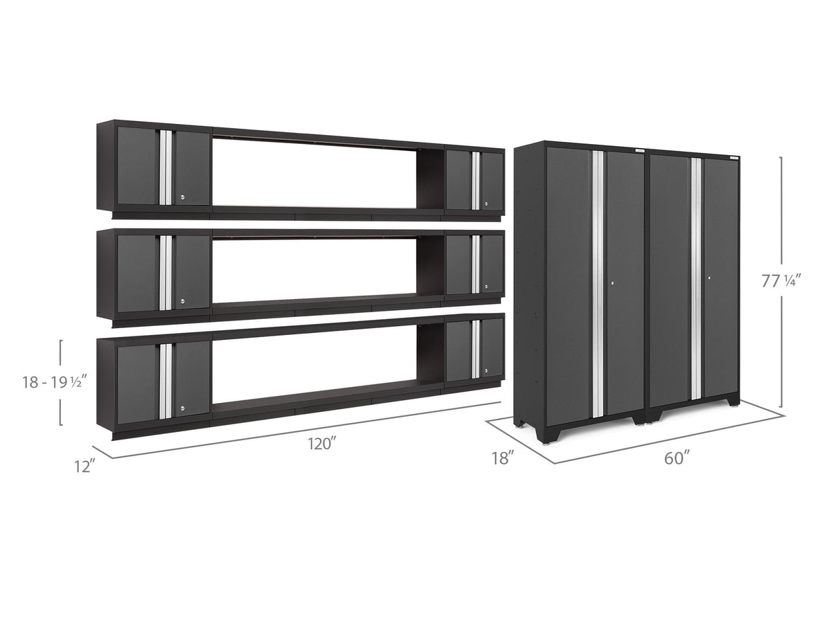 NewAge Bold Series 3.0 Grey 11 Piece Set - 50685 - Storage