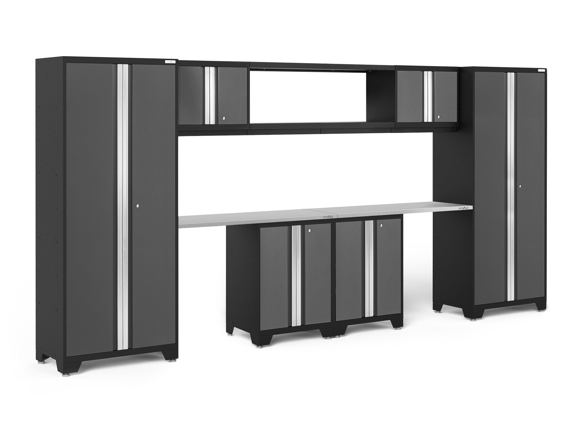 NewAge Bold Series 3.0 Grey 9 Piece Set With Stainless