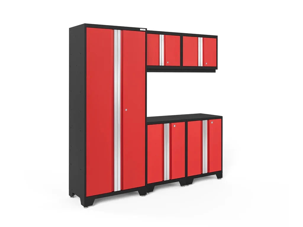 NewAge Bold Series 5 Piece Cabinet Set with Base Wall