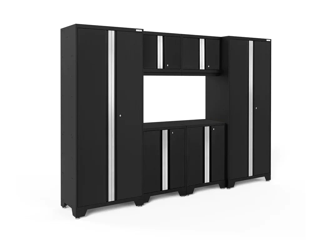 NewAge Bold Series 6 Piece Cabinet Set with Base Wall
