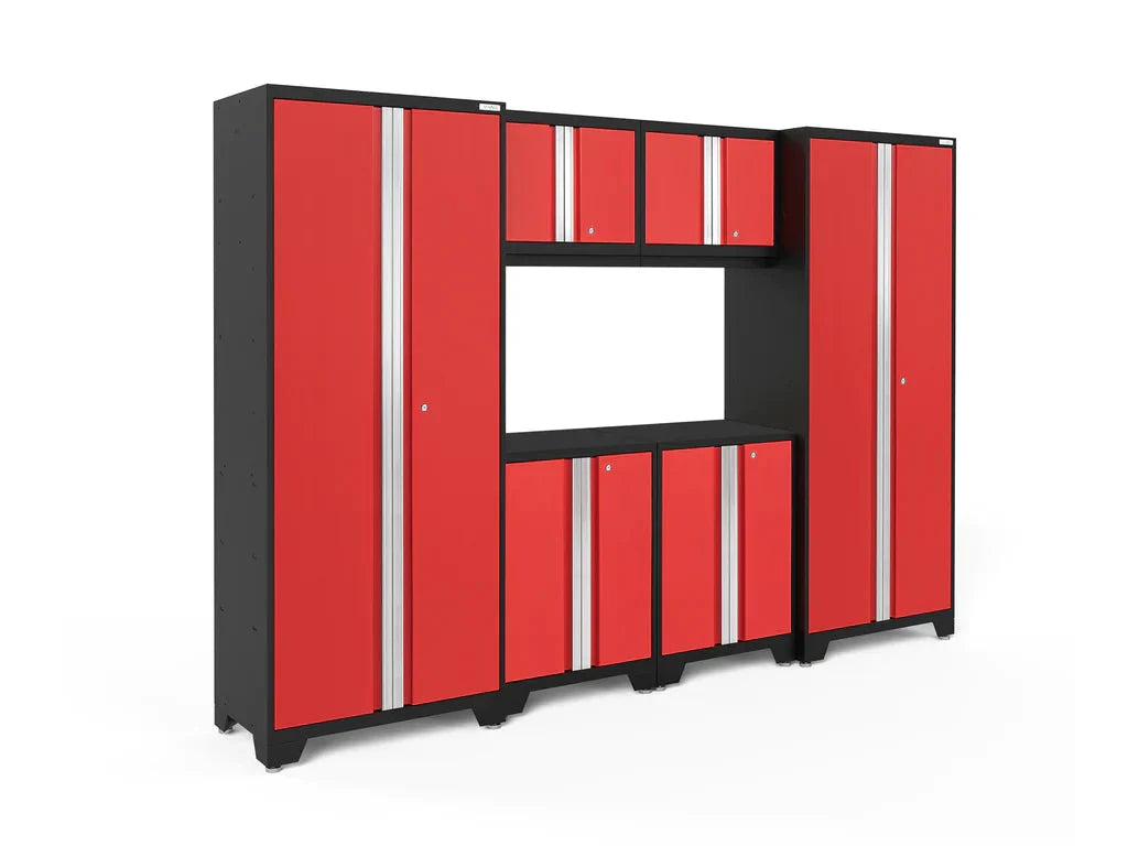 NewAge Bold Series 6 Piece Cabinet Set with Base Wall